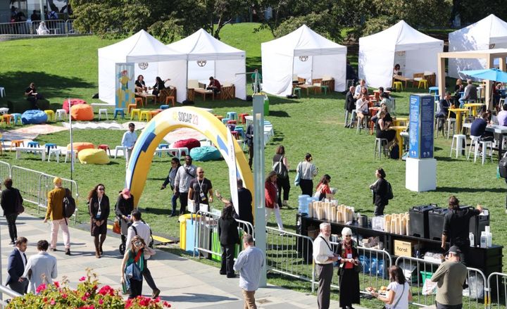 Networking at Yerba Buena Gardens was also a big part of the event.