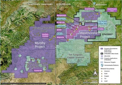 Figure 5: New exploration permit EPM28807. (CNW Group/Laramide Resources Ltd.)